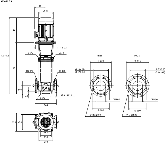 ������������ ���������������� ������ ����� XVM66 04/2F185T 400/690, ���. 140863