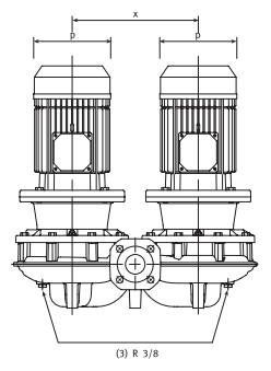 ������������ ������������ �� ����������� � �������� �������� FLSD 50-160/40 230/400 ���. 0000143009