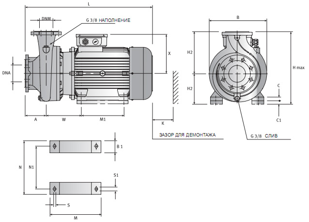 �������������� ������������ ������ FN 50-125/30 230/400 ���. 0000139806