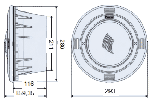 ��������� (13��/12�) � LED ������� 11 ������ (���������) Kripsol PLCM 13.C