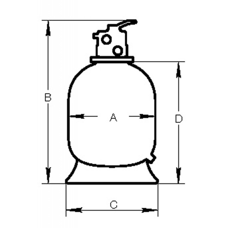 ������ �������� �����. ���.VASO �. 640��,16�³/���, ����. �����. 1½" ��� ����.  FIBERPOOL /ZVT6401/ 