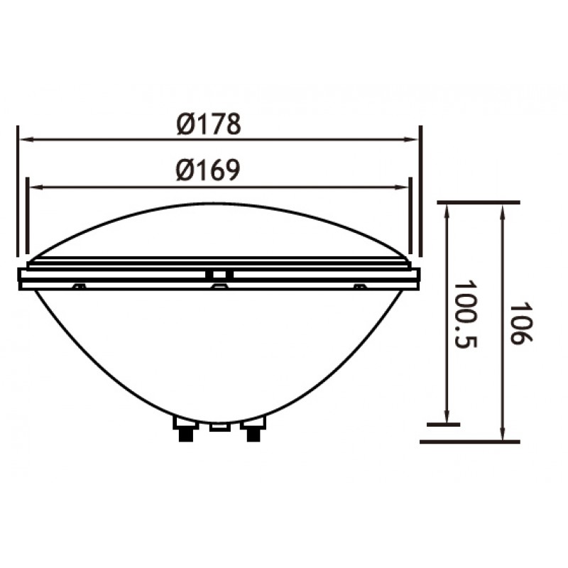 ����� ������������ ������ �������� PAR56 24 ��, 12� AC POOL KING/PAR-LED24LB/