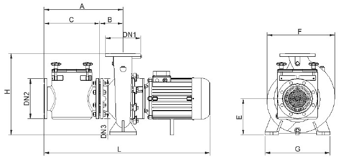 ���������� ������� ������ FE-15 �������� � ������������ 115�3/� �=10�, 380 B, 5,5��� FE750-15
