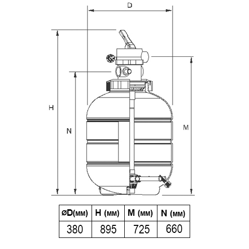 ������� ������ MILLENNIUM Ø 380 ��, 5 �3/�, � ������� ������������, ������� 0,4-0,5 � ���. 33814 (22409)