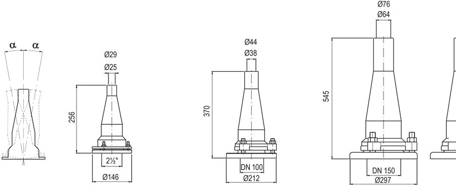 ��������� �������  Lance jet DN 100, 45 mm �� 144-290 �3/��� ���. BCB2101
