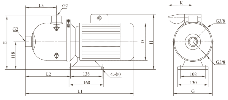 ���������� ������� ������  CHL 8-40(316L)